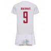 Officiële Voetbalshirt + Korte Broek Denemarken Martin Braithwaite 9 Uit WK 2022 - Kids